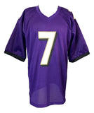 Rashod Bateman Baltimore Signed Purple Football Jersey BAS