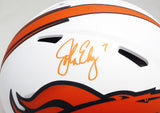 John Elway Autographed Broncos Lunar Eclipse Full Size Authentic Helmet Beckett