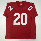 Autographed/Signed BILLY SIMS 78 Heisman Oklahoma Maroon Jersey Tristar COA Holo