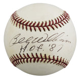 Cubs Billy Williams "HOF 87" Signed William White ONL Baseball BAS #BU64190