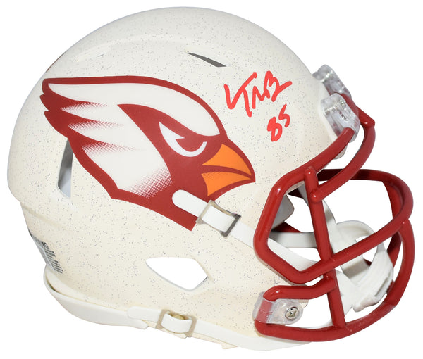 TREY McBRIDE SIGNED ARIZONA CARDINALS 2025 RIVALRIES SPEED MINI HELMET BECKETT