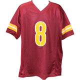 Brian Robinson Jr. Autographed/Signed Pro Style Red XL Jersey Beckett W 51829