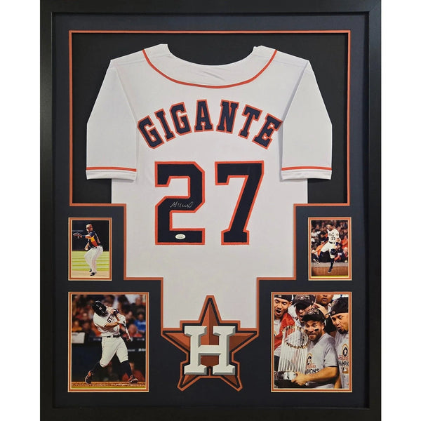 Jose Altuve Gigante Autographed Signed Framed Houston Astros Jersey JSA