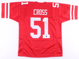 Randy Cross Signed San Francisco 49ers Jersey (Tennzone COA) 3xPro Bowl Center