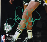Larry Bird Signed Framed Boston Celtics 8x10 Photo Vs Magic Johnson JSA