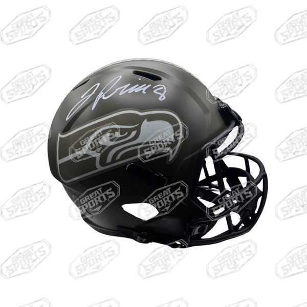 JADARIAN PRICE SIGNED SEATTLE SEAHAWKS F/S STS SPEED REPLICA HELMET BECKETT QR