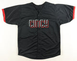Elly De La Cruz Signed Cincinnati Reds Black City Connect Style Jersey /Beckett