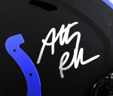Anthony Richardson Autographed Colts F/S Eclipse Speed Helmet - Fanatics *Silver