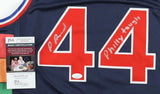 Paul Reed Signed Philadelphia 76ers Jersey Inscribed "Philly Tough" (JSA COA)