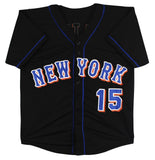 Carlos Beltran Authentic Signed Black Pro Style Jersey Autographed BAS Witnessed