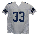 Tony Dorsett Autographed/Signed Pro Style White XL Jersey BAS 28353