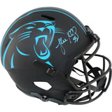 Luke Kuechly Signed Carolina Panthers F/S Eclipse Helmet Beckett Witness 51692