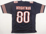 Tim Wrightman Signed Chicago Bears Jersey Inscribed #80 (JSA COA) Tight End