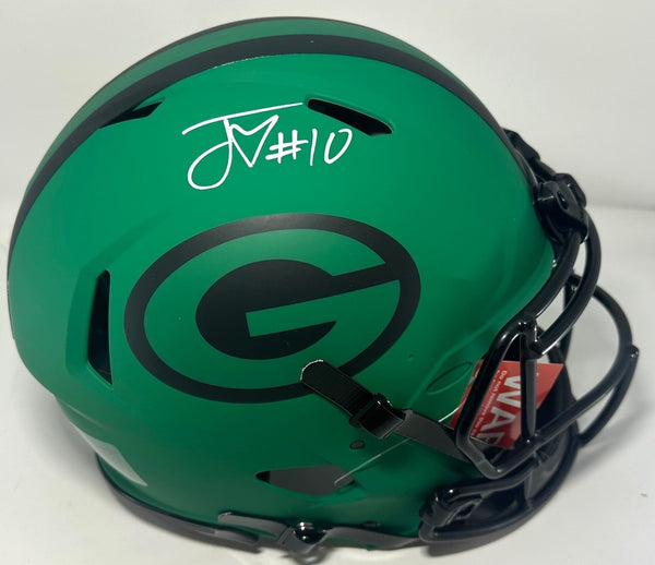 Packers JORDAN LOVE Signed Full Size Authentic RAVE Speed Helmet AUTO - JSA