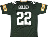 Matthew Golden Autographed Green Pro Style Jersey - Beckett W Hologram *Black