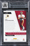 Commanders Joe Theismann Signed 2020 Playoff #181 Card Auto 10! BAS Slabbed
