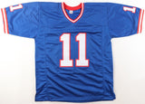 Phil Simms Signed New York Giants Jersey (Beckett) Super Bowl XXI MVP Q.B.