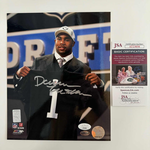 Autographed/Signed Darren McFadden Oakland Raiders 8x10 Football Photo JSA COA