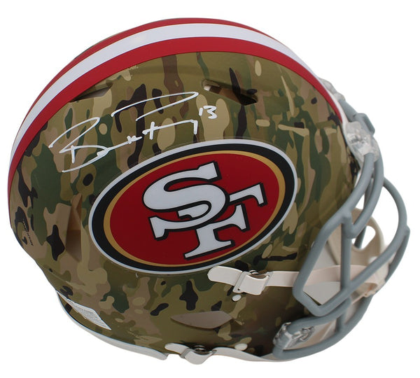 Brock Purdy San Francisco 49ers Speed Authentic Camo NFL Helmet
