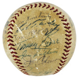 1955 Yankees (29) Mickey Mantle, Phil Rizzuto, Yogi Berra & Ed Ford Signed