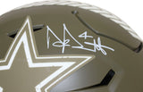 Dak Prescott Signed Dallas Cowboys Authentic Salute Speed Flex Helmet BAS 39759