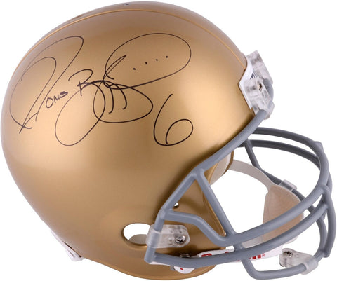 Jerome Bettis Notre Dame Signed Authentic Riddell Replica Helmet