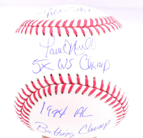 Paul O'Neill Autographed Rawlings OML Baseball w/ 3 Inscriptions- Beckett W Holo