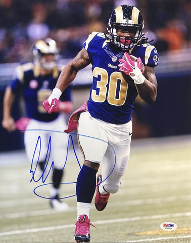 Todd Gurley Signed 11x14 Los Angeles Rams Photo PSA Hologram