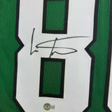 Autographed/Signed Cris Carter Philadelphia Kelly Green Jersey BAS COA