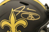 Jarvis Landry Autographed New Orleans Saints Eclipse Mini Helmet Beckett 38036
