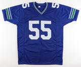 Brian Bosworth Signed Seattle Seahawk Jersey /Mill Creek Sports -Oklahoma Sooner