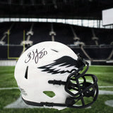 Brian Dawkins Philadelphia Eagles Autographed Lunar Eclipse Mini-Helmet Beckett