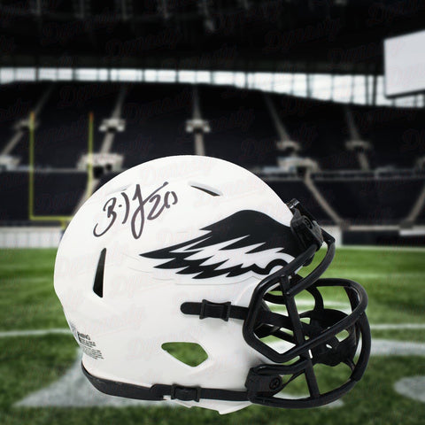 Brian Dawkins Philadelphia Eagles Autographed Lunar Eclipse Mini-Helmet Beckett