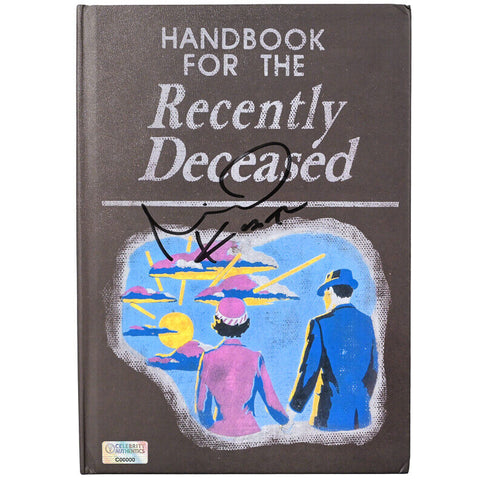 Michael Keaton Autographed Beetlejuice Handbook for the Recently Deceased Book