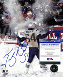 Tedy Bruschi Signed/Auto 8x10 Photo New England Patriots PSA/DNA 189041