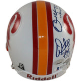 Lee Roy Selmon +4 Tampa Bay Buccaneers Signed 75-96 Mini Helmet Beckett 57261