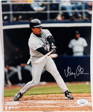 Vinny Castilla Autographed 8x10 Photograph (JSA COA)