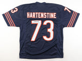 Mike Hartenstine Signed Chicago Bears Signed Inscribed '#73' Jersey (JSA COA)