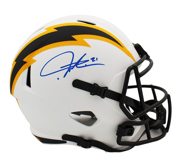 LaDainian Tomlinson Signed Los Angeles Chargers Speed Full Size Lunar NFL Helmet