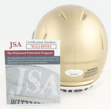 Isaiah Foskey Signed Notre Dame Fighting Irish Mini Helmet (JSA COA) 2022 Sr. DE
