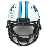 Luke Kuechly Autographed Panthers Speed Lunar Eclipse Mini Helmet Beckett