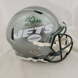 BREECE HALL SIGNED NEW YORK JETS FS FLASH SPEED AUTHENTIC HELMET FANATICS QR