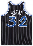 FRMD Shaquille O'Neal Magic Signed Black Mitchell & Ness Authentic Jersey