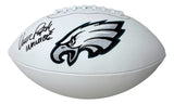 Vince Papale Signed Philadelphia Eagles Logo Football Invincible Inscribed BAS