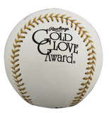 Tigers Lou Whitaker Signed Rawlings Gold Glove Logo OML Baseball BAS #BU87540