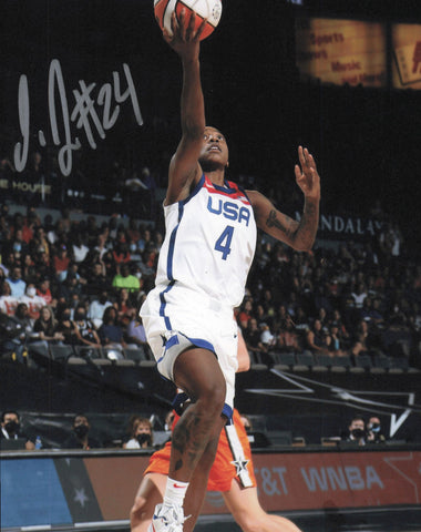Jewell Loyd Autographed 8x10 Photo Team USA Wo National Basketball Team 244827
