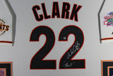 Will Clark Signed San Francisco Giants 1989 World Series Framed Jersey TRISTAR