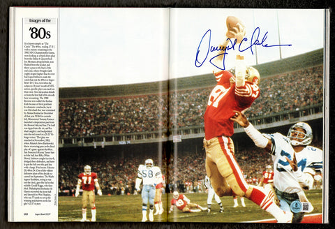 Dwight Clark Autographed Super Bowl XXIV Program 49ers Beckett QR #BS12736