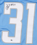 Kerby Joseph Signed Detroit Lions Jersey (OKAuthentics) 2022 3rd Round Pick D.B.