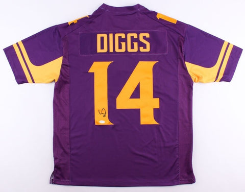 Stefon Diggs Signed Vikings Color Rush Jersey (TSE) Minnesota Wide Receiver